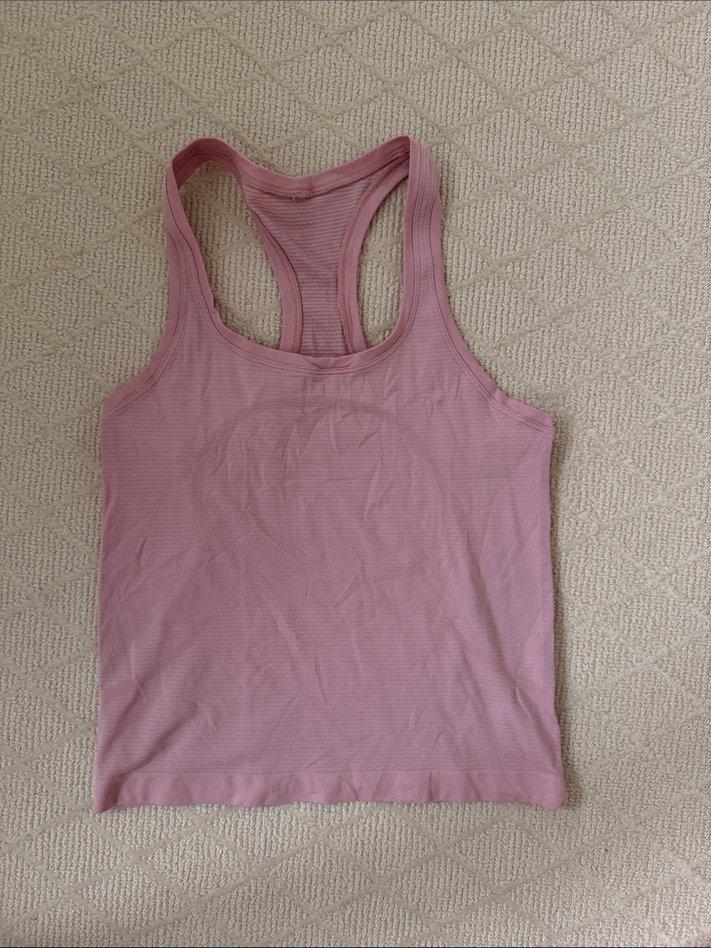 lululemon athletica Dusty Rose Ribbed Racerback Tank